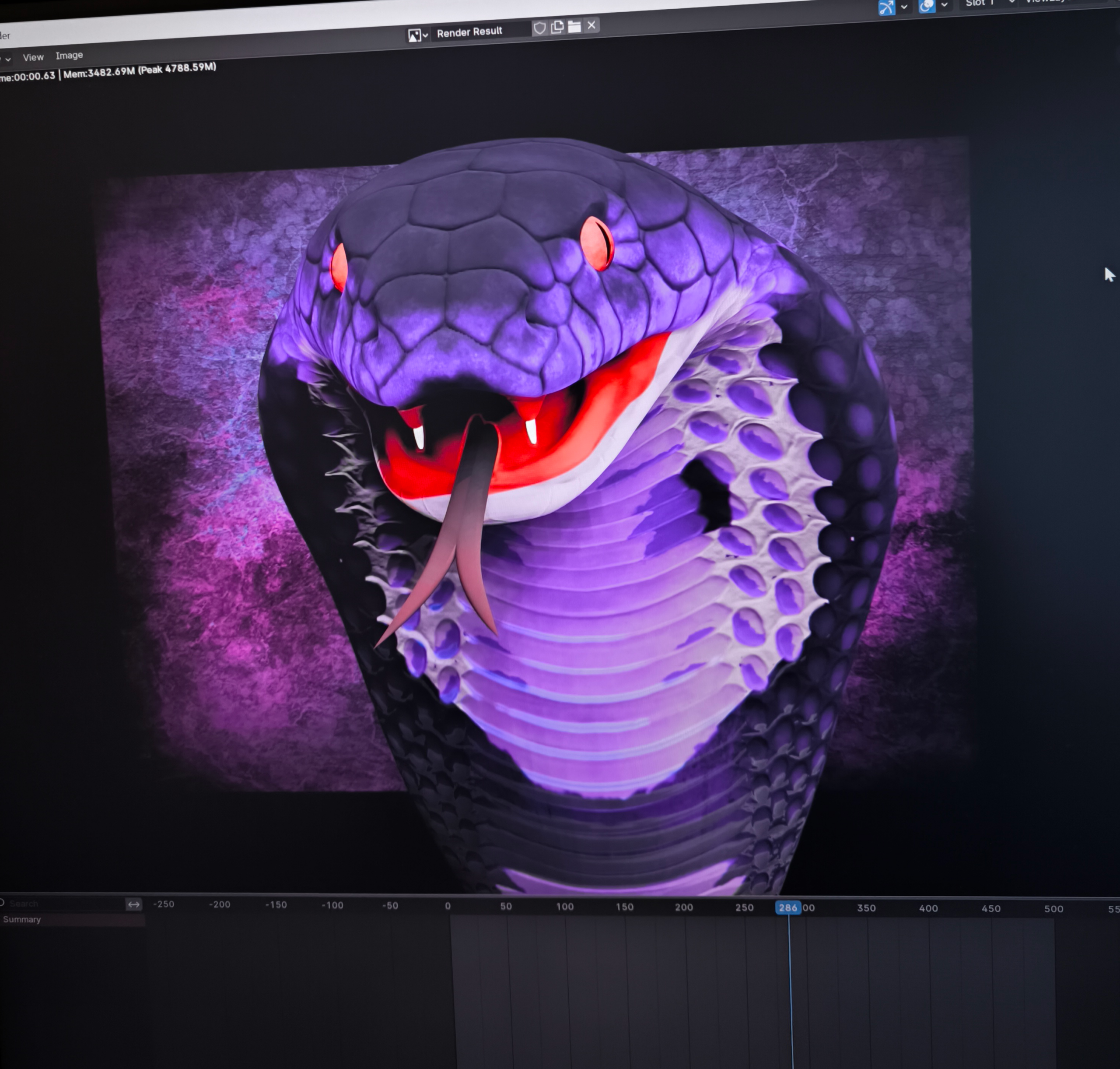 Motion capture character animation used in immersive LED content Hip hop 2023 Wrocław Festival